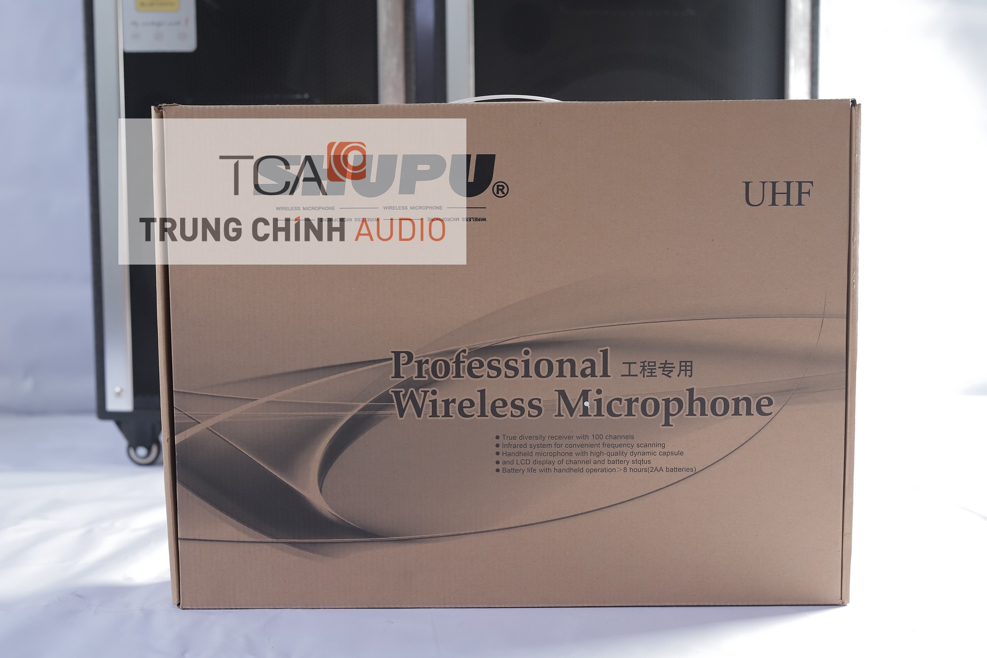 Bộ micro không dây hai micro cổ ngỗng hội thảo Shupu USP-20D