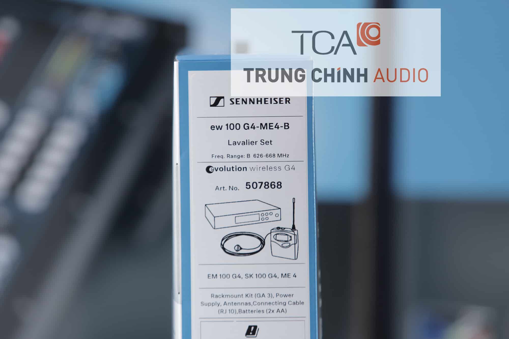 Bộ thu và phát kèm micro Sennheiser EW 100 G4-ME4